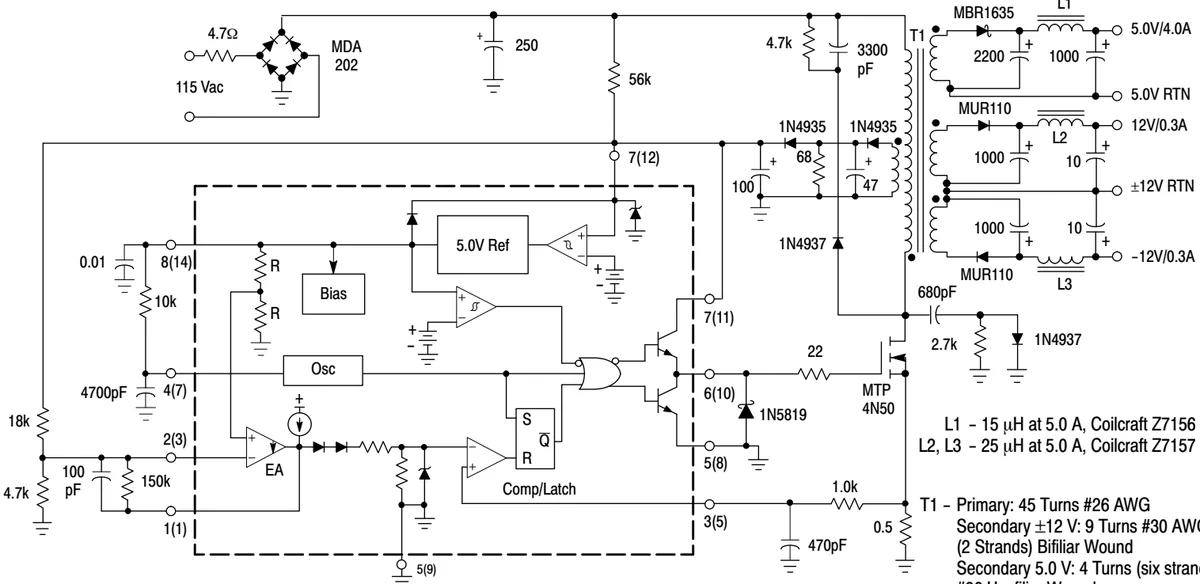 Figure 35. 27 W Off-Line Flyback Regulator